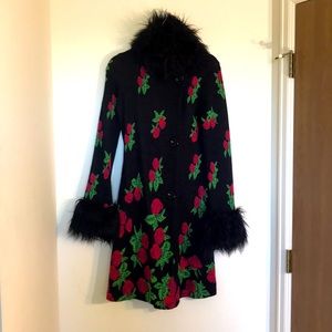 Betsy Johnson vintage sweater jacket